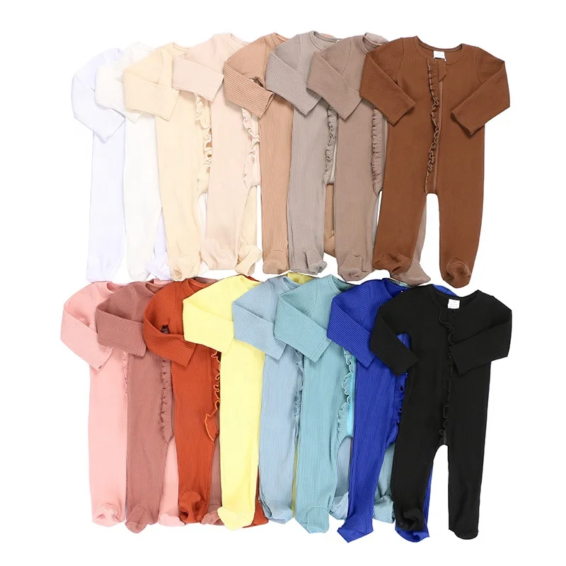 OEM Winter Boutique Thick Cotton Onesie Long Sleeve Waffle Bamboo Jumpsuit Baby Romper
OEM Winter Boutique Thick Cotton Onesie Long Sleeve Waffle Bamboo Jumpsuit Baby Romper