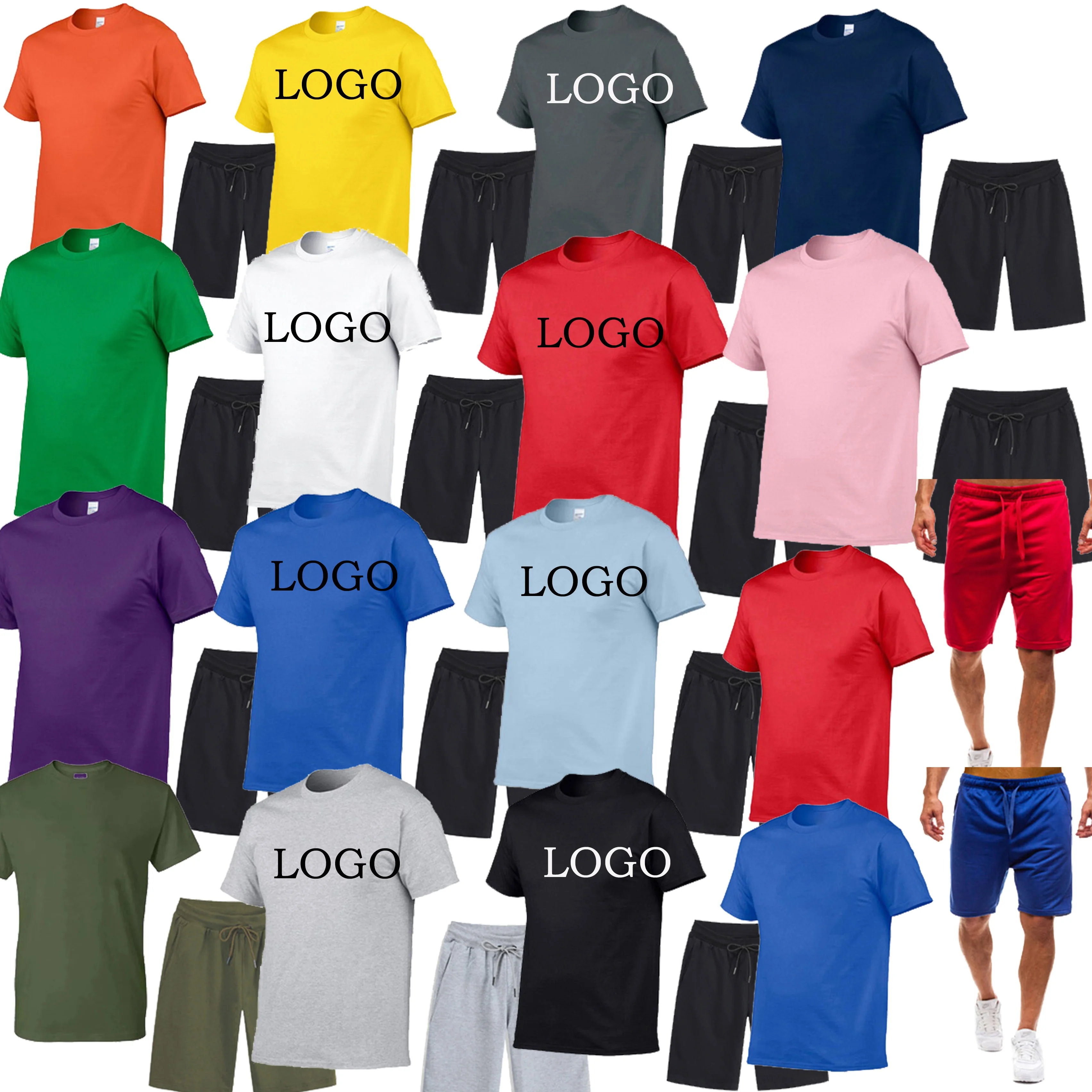 Wholesale Summer Jogger Custom Logo High Quality Mens Shorts And T Shirt Sets Men 2 Piece Set Shorts Set For Men 2021
Wholesale Summer Jogger Custom Logo High Quality Mens Shorts And T Shirt Sets Men 2 Piece Set Shorts Set For Men 2021
