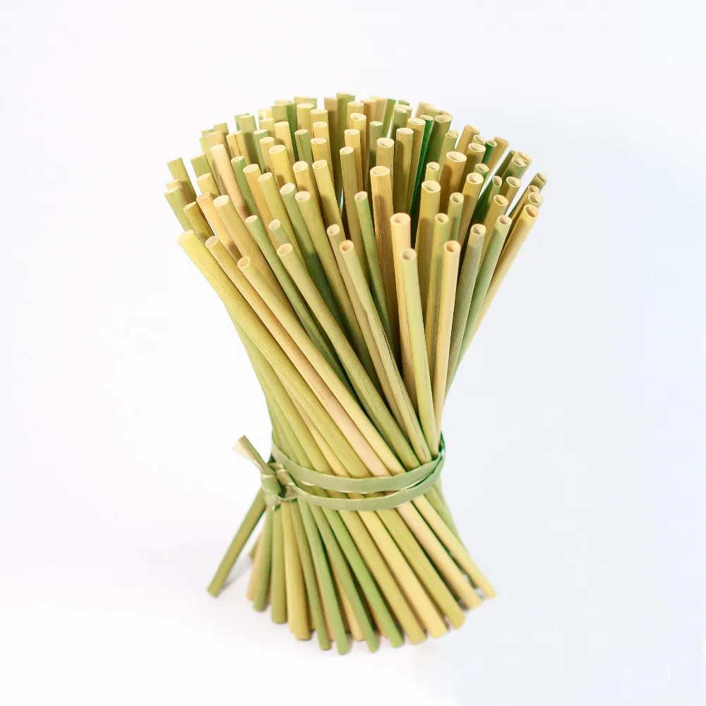 环保草吸管饮料