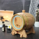 Wood Grain Wine Barrel Aroma Diffuser 350ml Blue Tooth 7