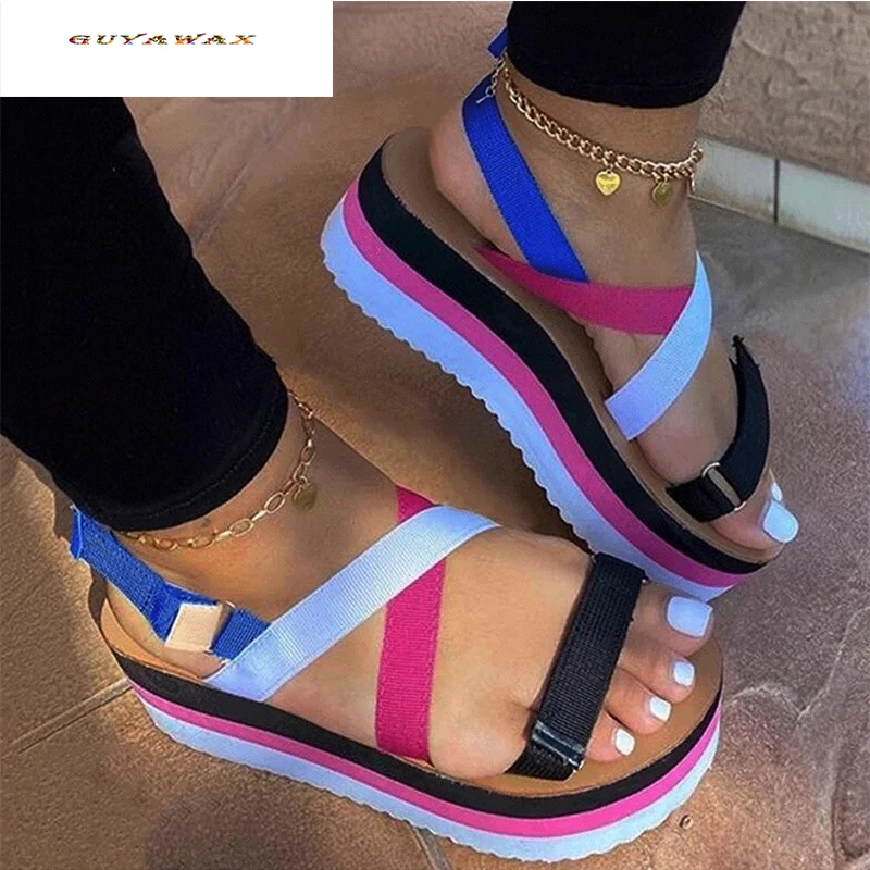 GuyaWax 2020 Patchwork Hot Sale Flat With Comfortable walking Summer Women Shoes Platform Dropship INS Sandals 888
GuyaWax 2020 Patchwork Hot Sale Flat With Comfortable walking Summer Women Shoes Platform Dropship INS Sandals 888
