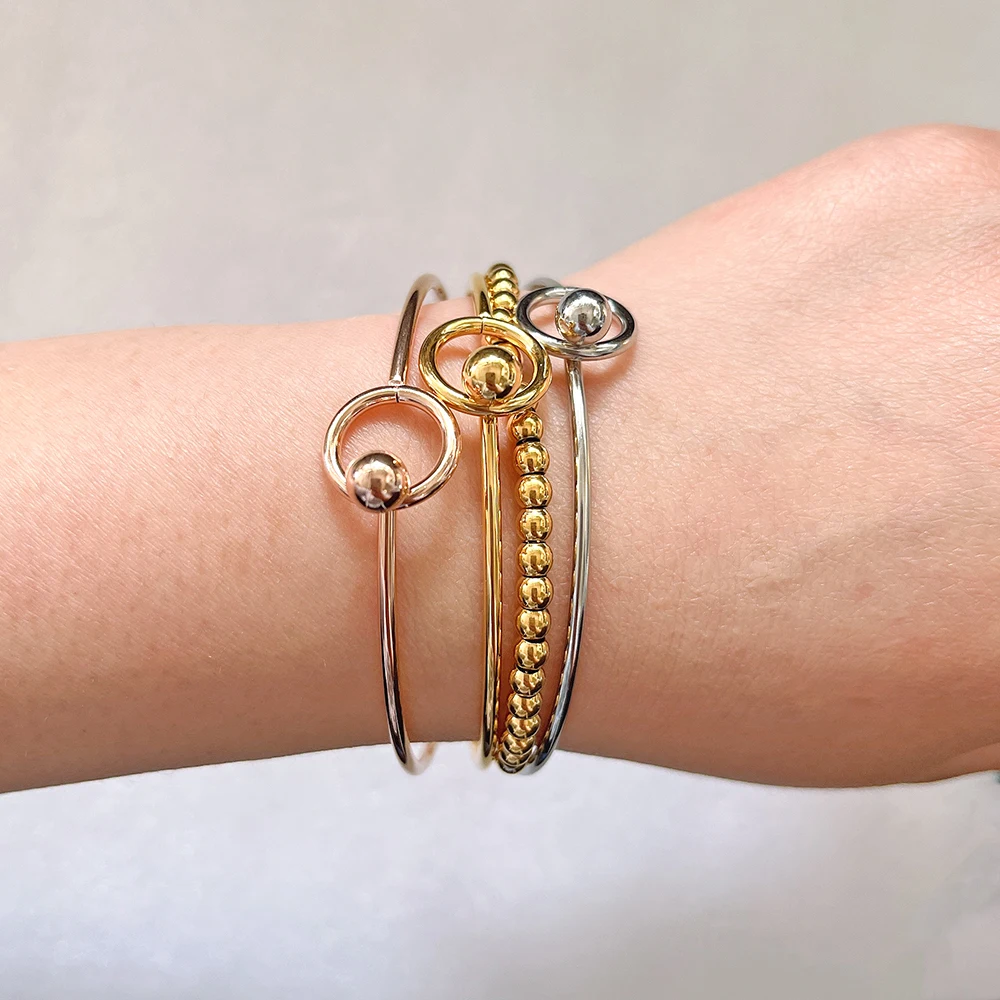 2022 fashion bracelets jewelry for women wholesale popular stainless steel wire open cuff bangle bracelet 18k gold plated
2022 fashion bracelets jewelry for women wholesale popular stainless steel wire open cuff bangle bracelet 18k gold plated
