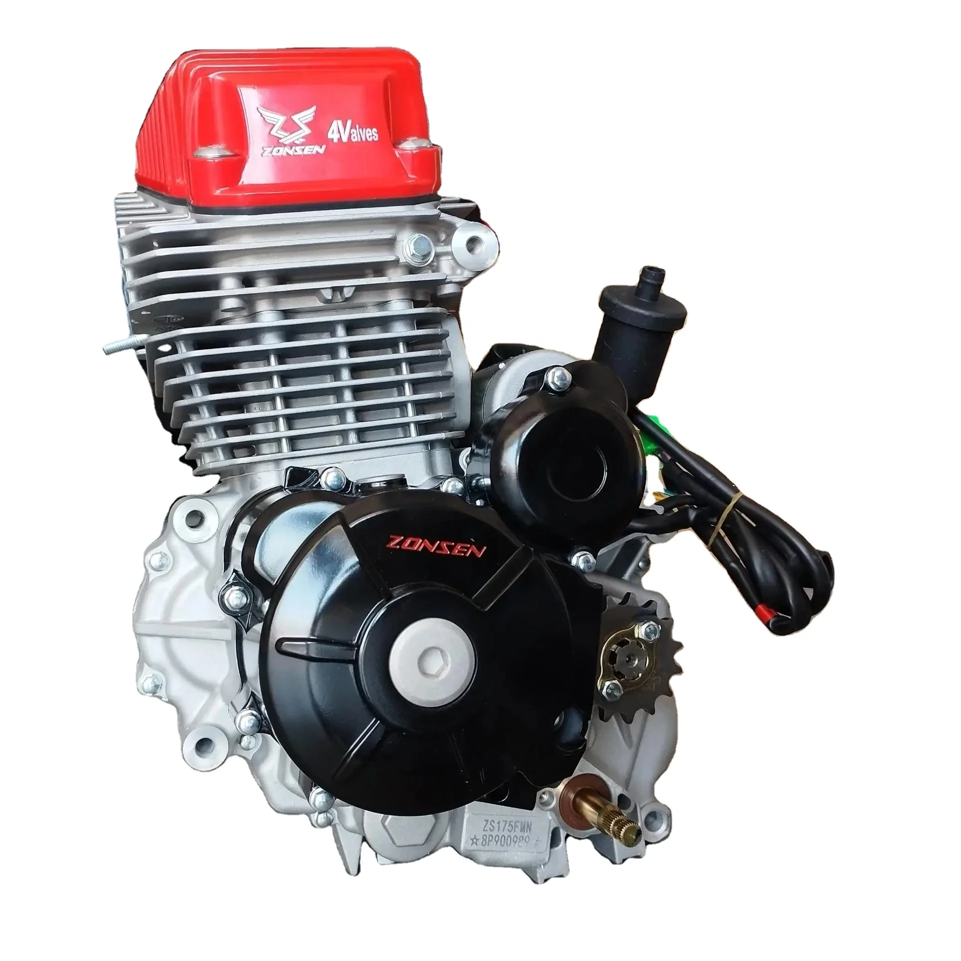 Zongshen ZS175FMM 300cc Motorcycle Engine Assembly - 4-Stroke, Air