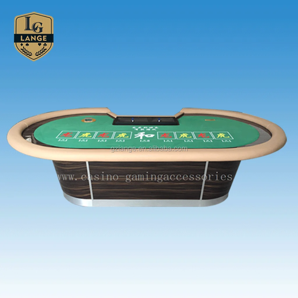 Luxury Mini Baccarat Tiger Dragon Casino Gaming Table with Custom