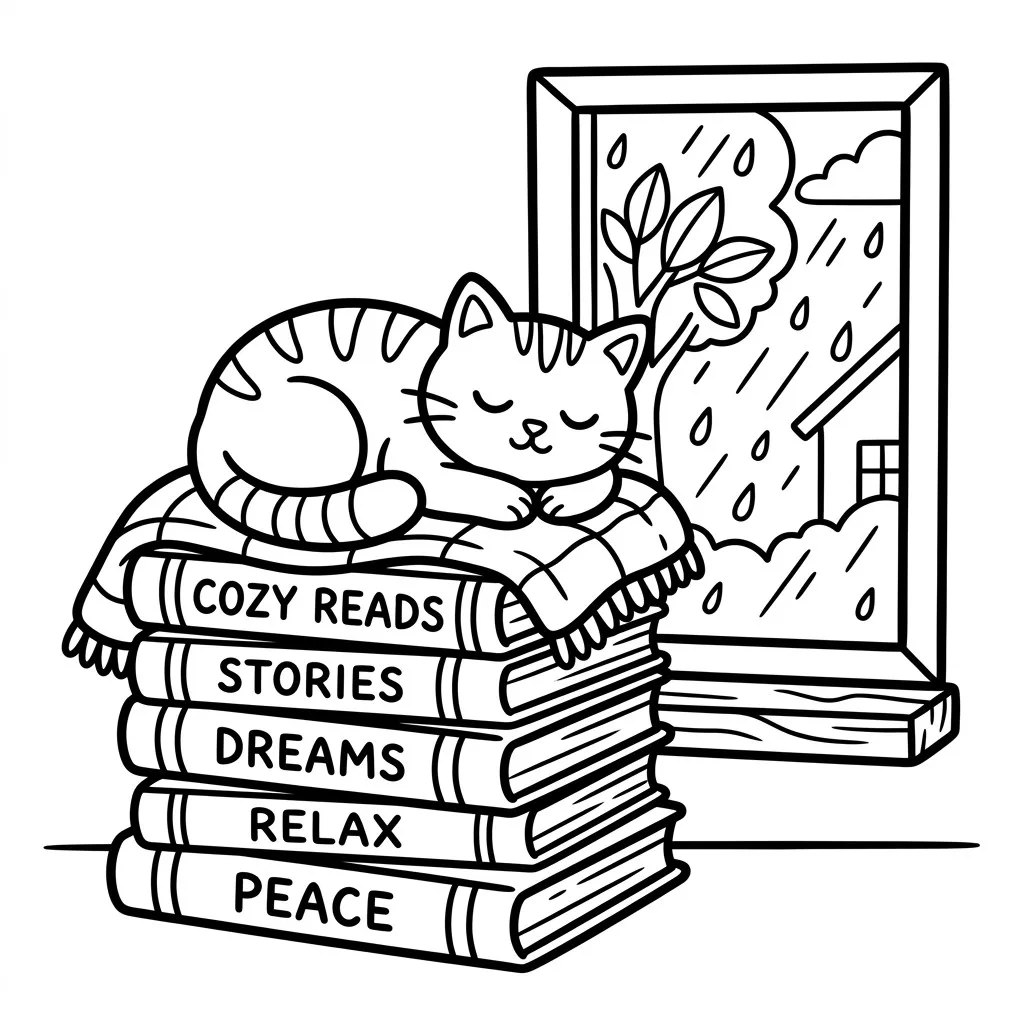 Bold & Easy Coloring Page Example