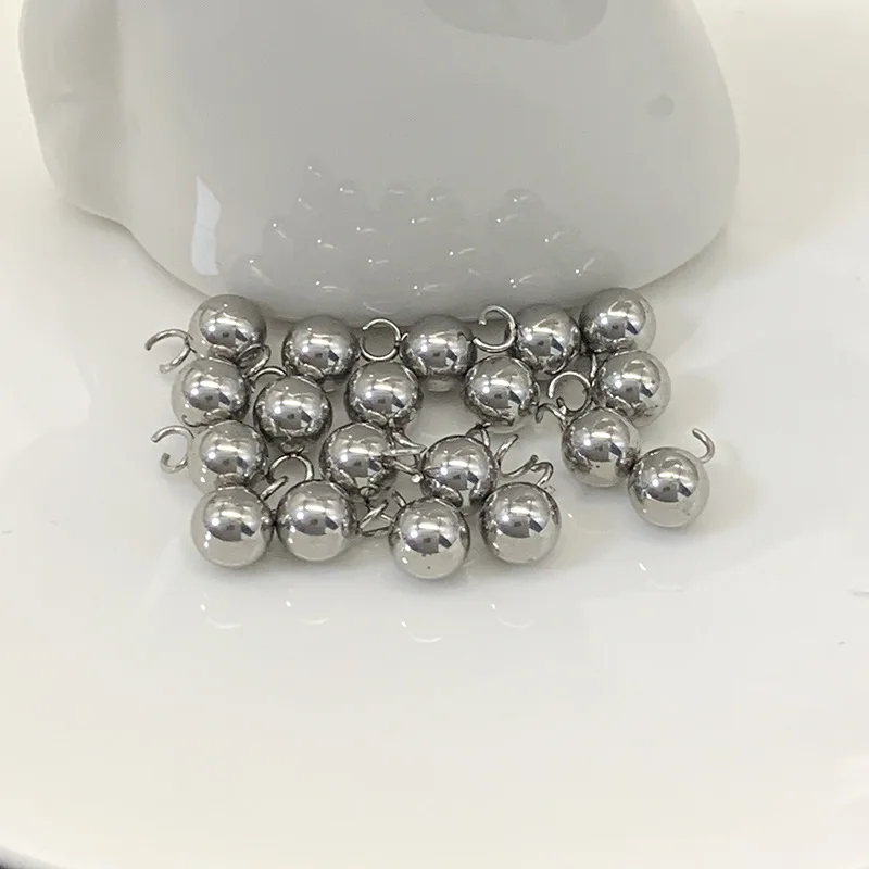 

Trend Necklace Stainless Steel Bracelets Personality Fashion Accessories Tag Ball charm pendant for jewelry making