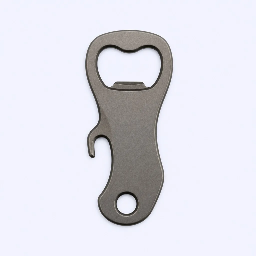 Gunmetal gray opener flat lay overhead