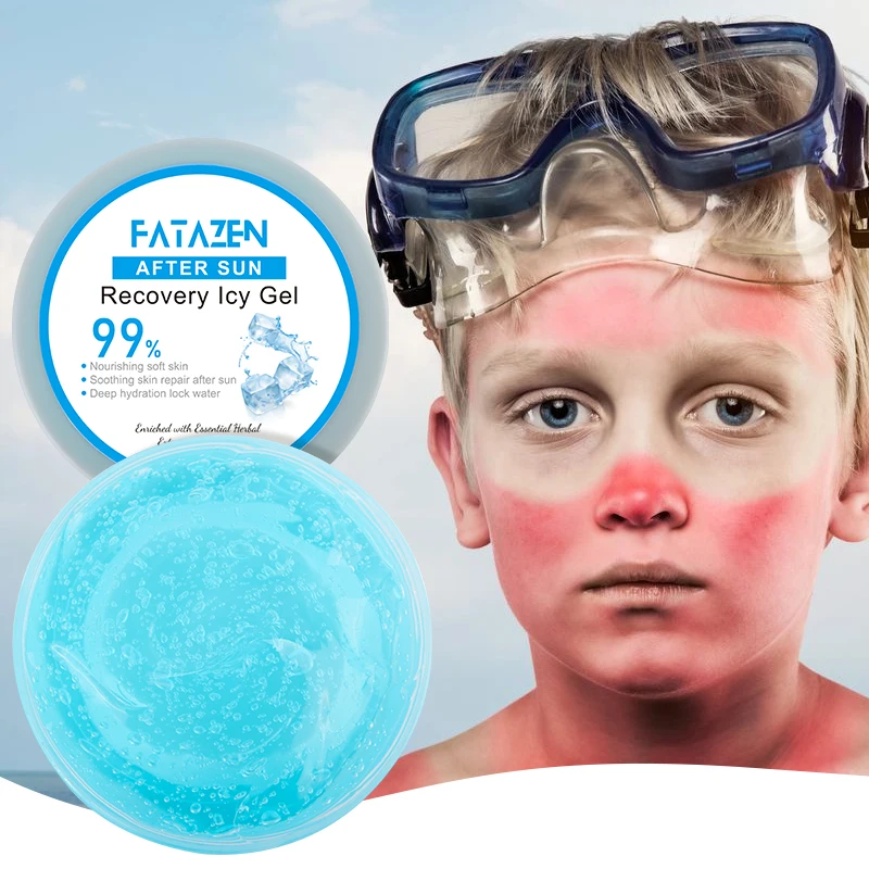 

Private Label FATAZEN Natural After Sun Recovery Icy Jelly Facial Mask Soothes Moisturizes Whitening Calming Body Face Care Gel