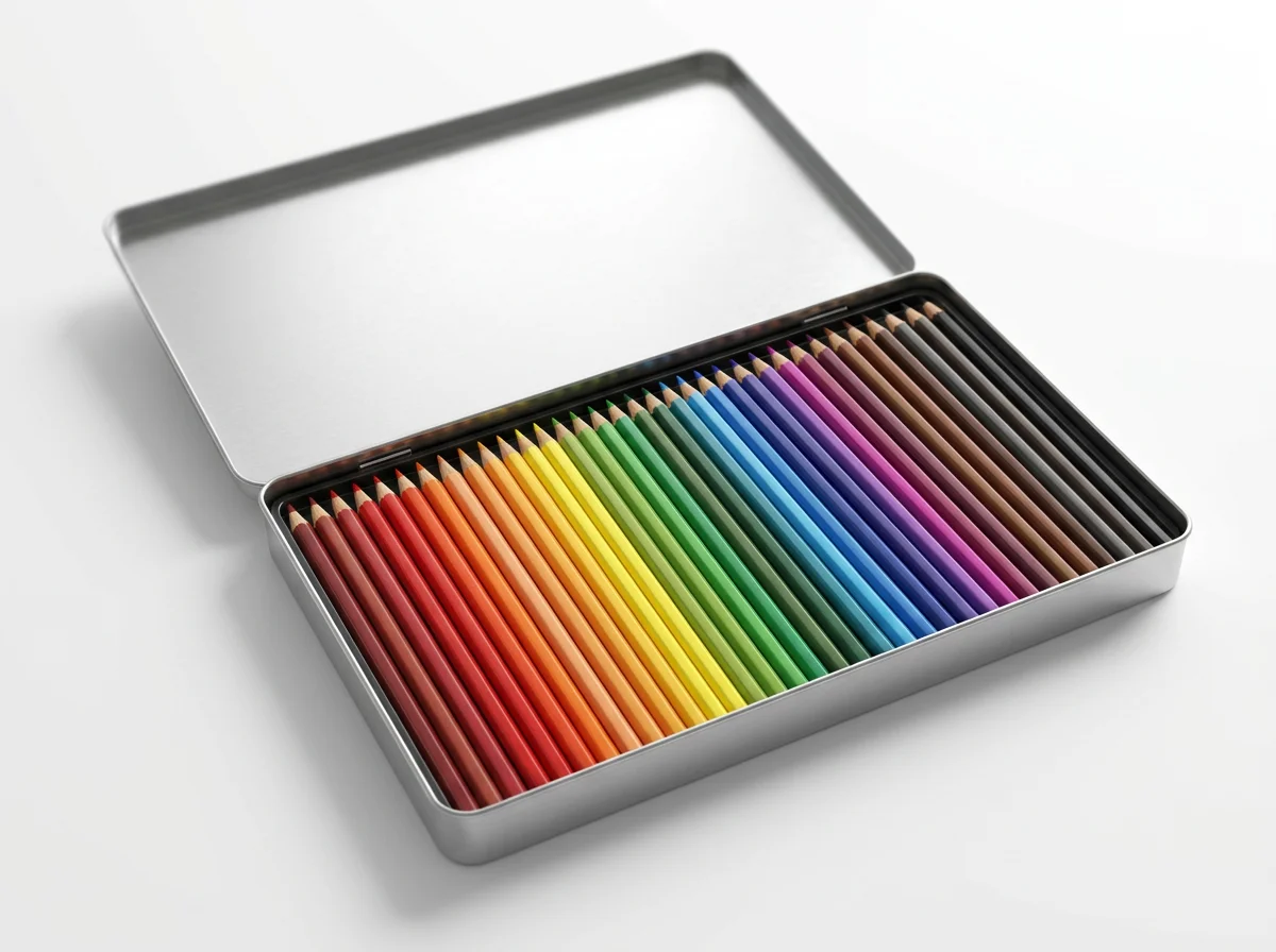 Premium colored pencils set in tin box - colored pencils manufacturer