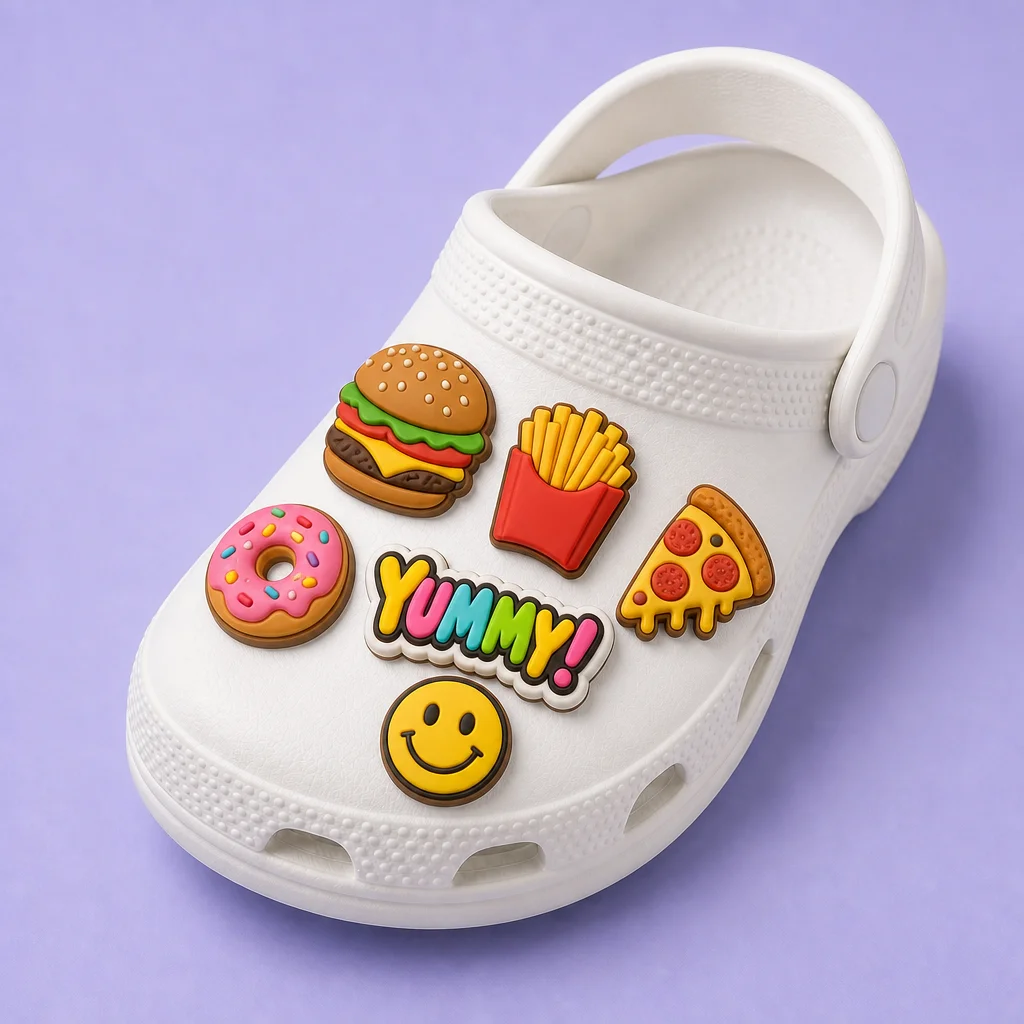 Gourmet Fast Food Shoe Charms