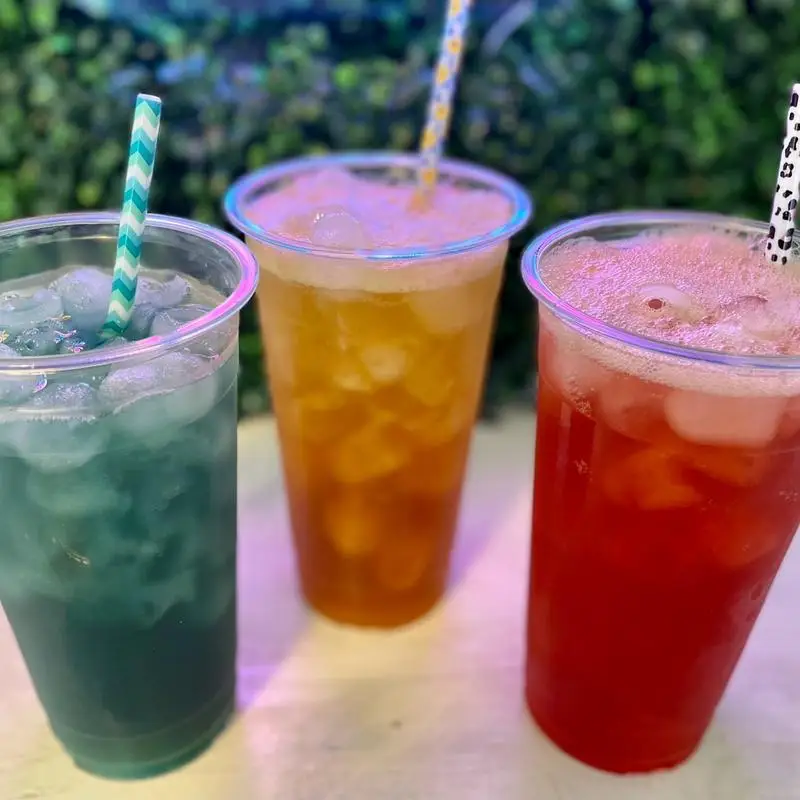 Trio of Fruit Flavored Energy Drinks
