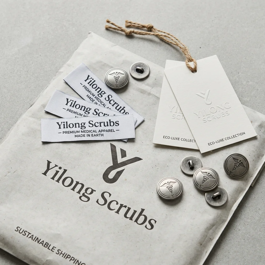 Custom Scrub Accessories and Packaging