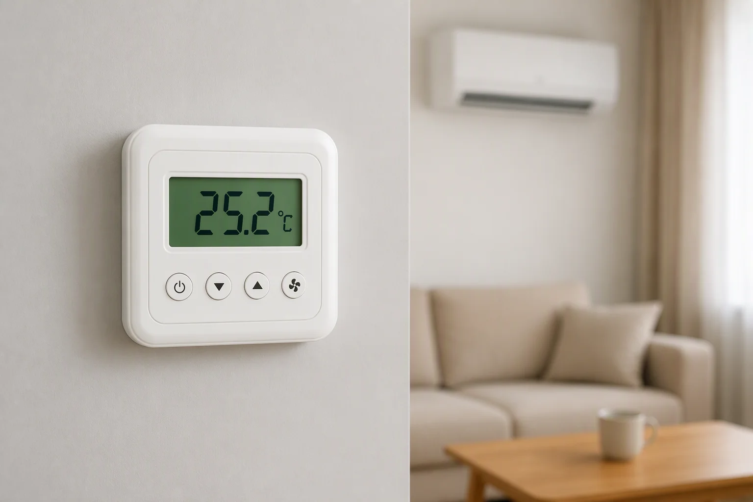 Integrated central temperature controller in use