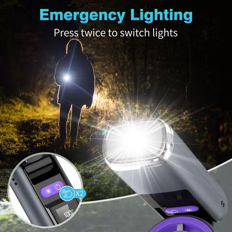 Integrated Emergency Flashlight