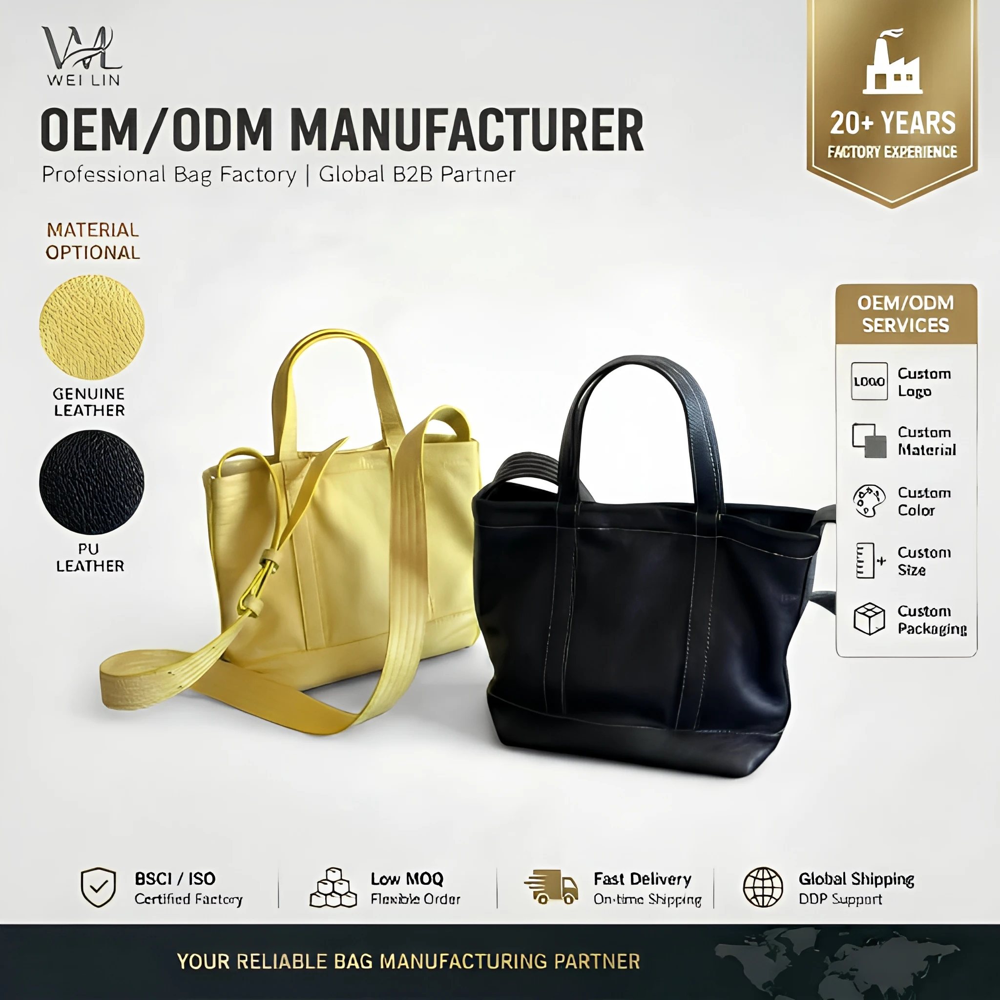 Korean Style Leather Large Capacity Commuter Crossbody Bag