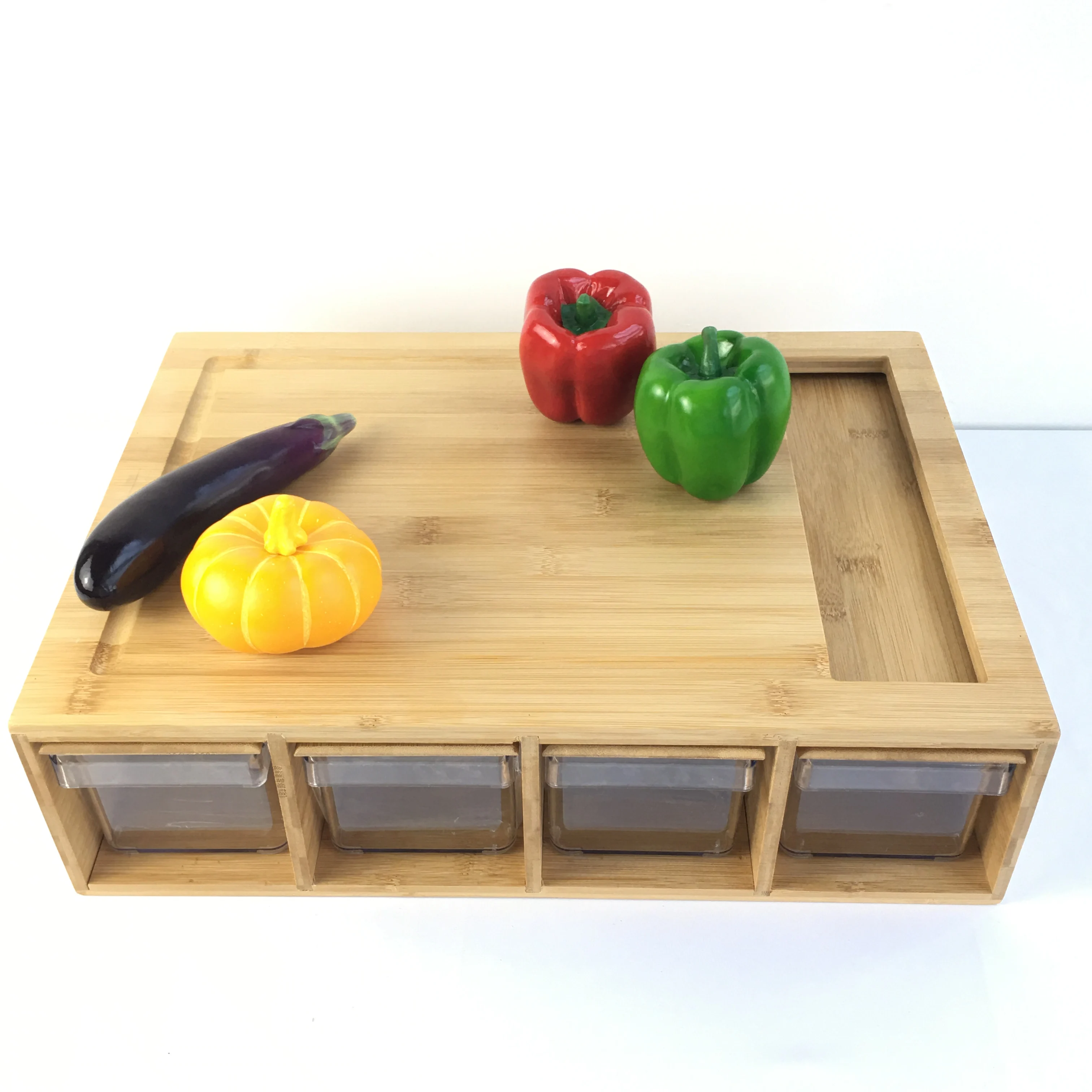 

Custom Multifunction Bamboo Chopping Block Bamboo Wood Cutting Board With Juice Groove