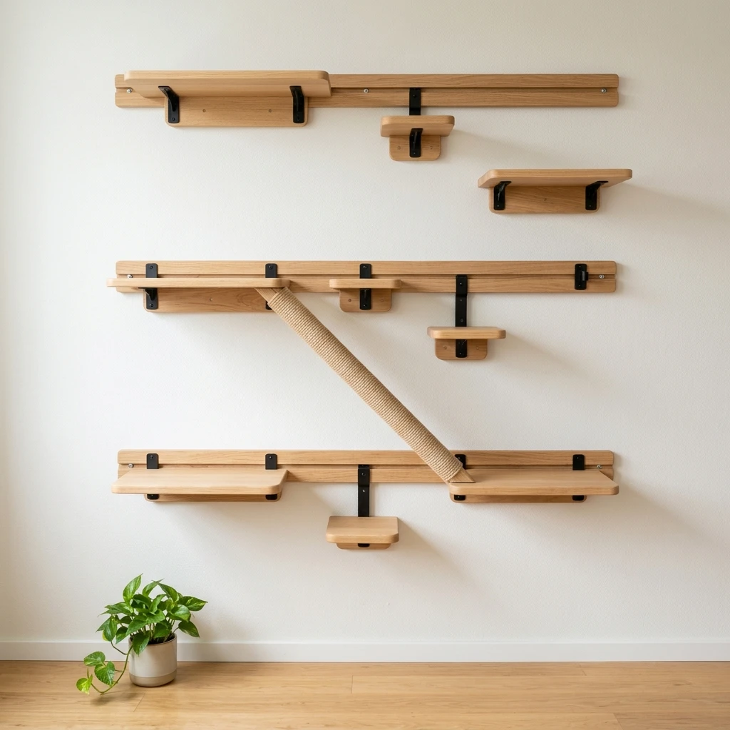 DIY Wall-Mounted Cat System