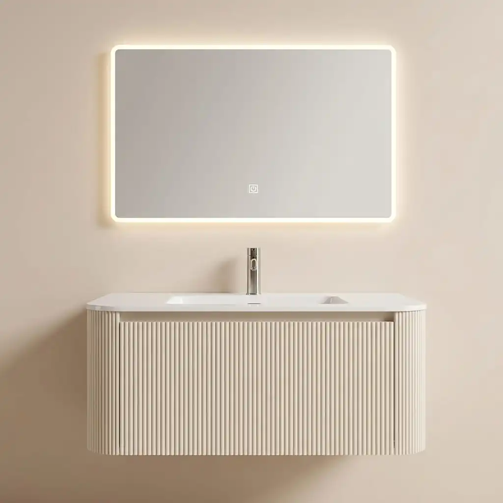 Curved Edge PVC Vanity Model 125-1 2705 Perspective View curved-edge-pvc-vanity-2705-perspective