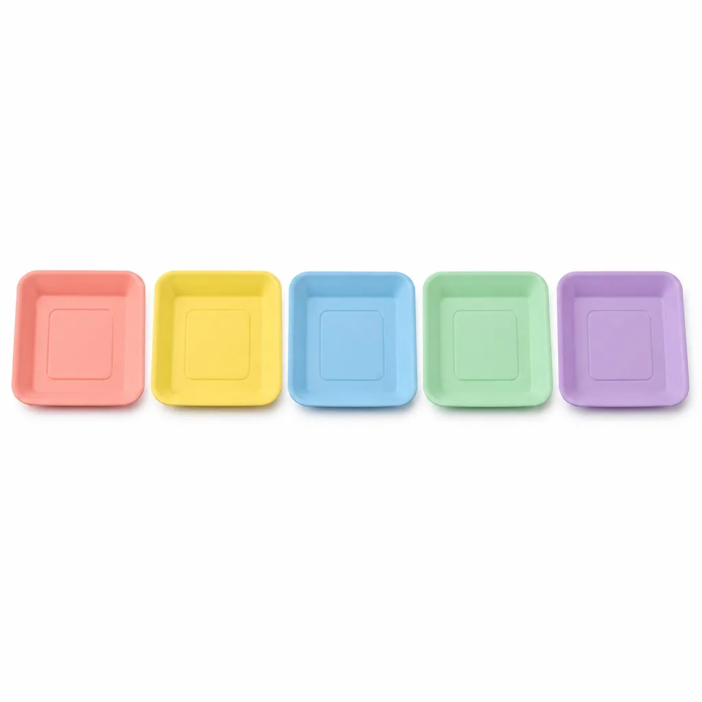 03 多颜色 · Coral Pink / Sunflower Yellow / Lake Blue / Mint Green / Lilac Purple