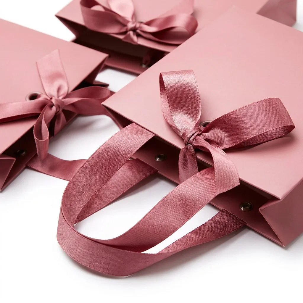 Boutique Pink Paper Bags main product image