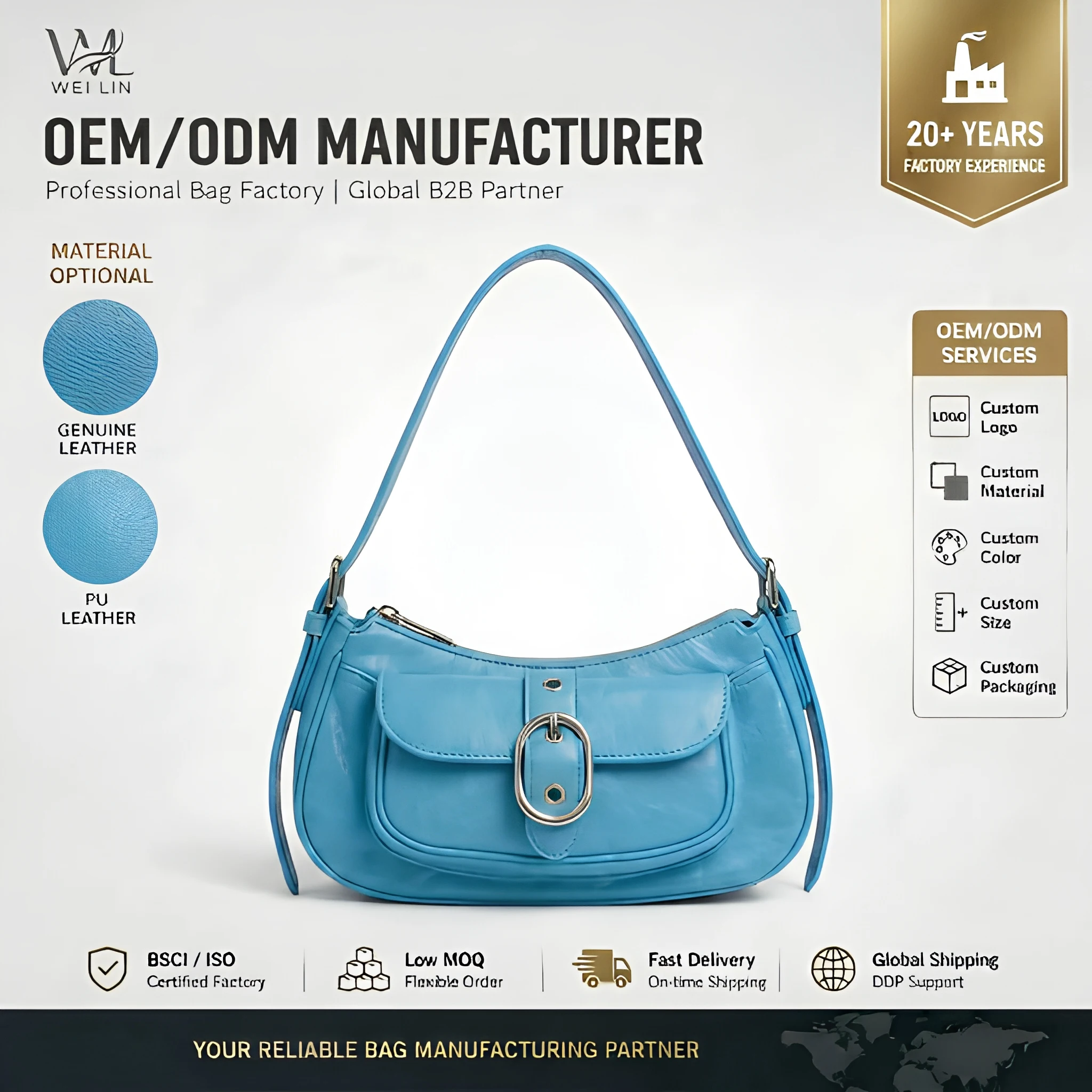 Full Grain Oil Wax Leather Boston Bag