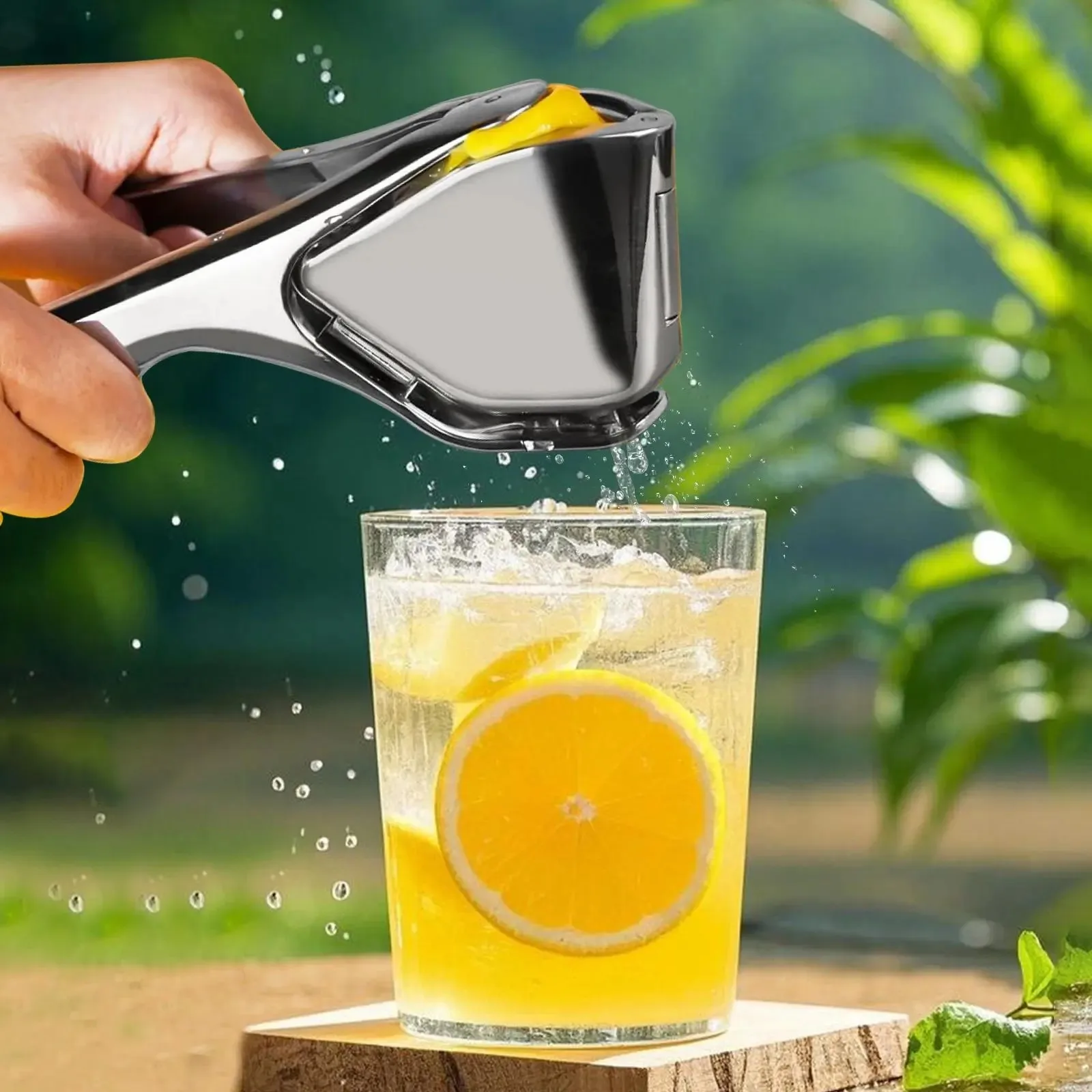 Heavy Duty Citrus Juicer Action