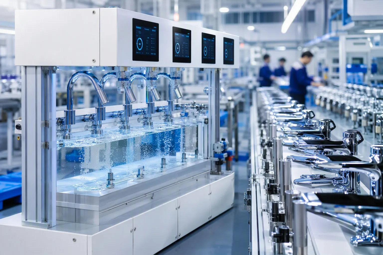 SDN Faucet factory showroom