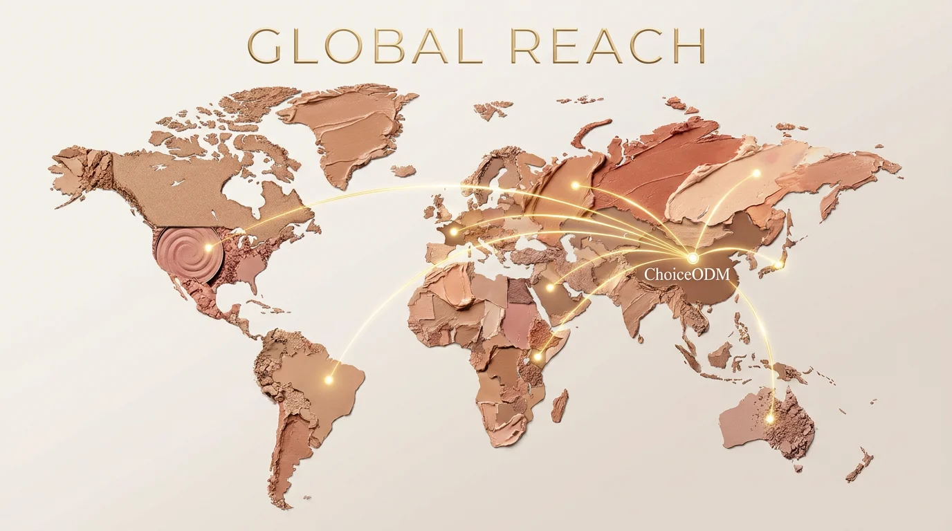 CHOICEODM global export markets map