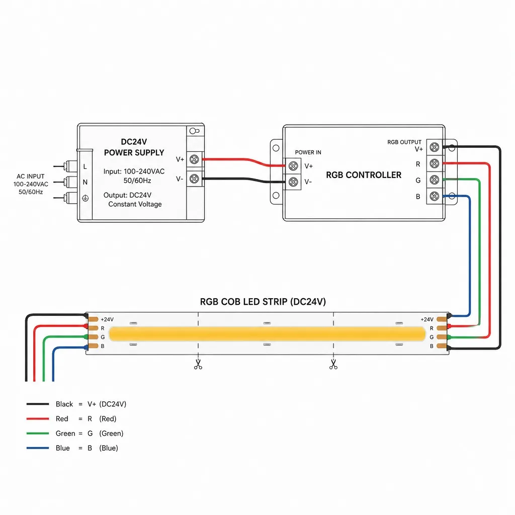 RGB COB LED Strip