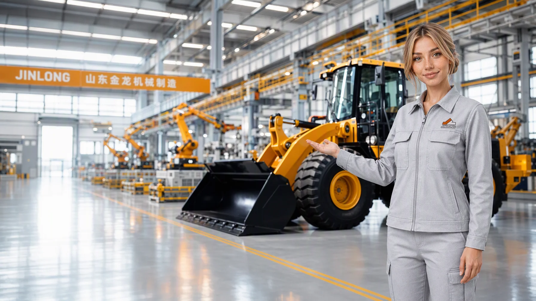 JINLONG Wheel Loaders with Mia