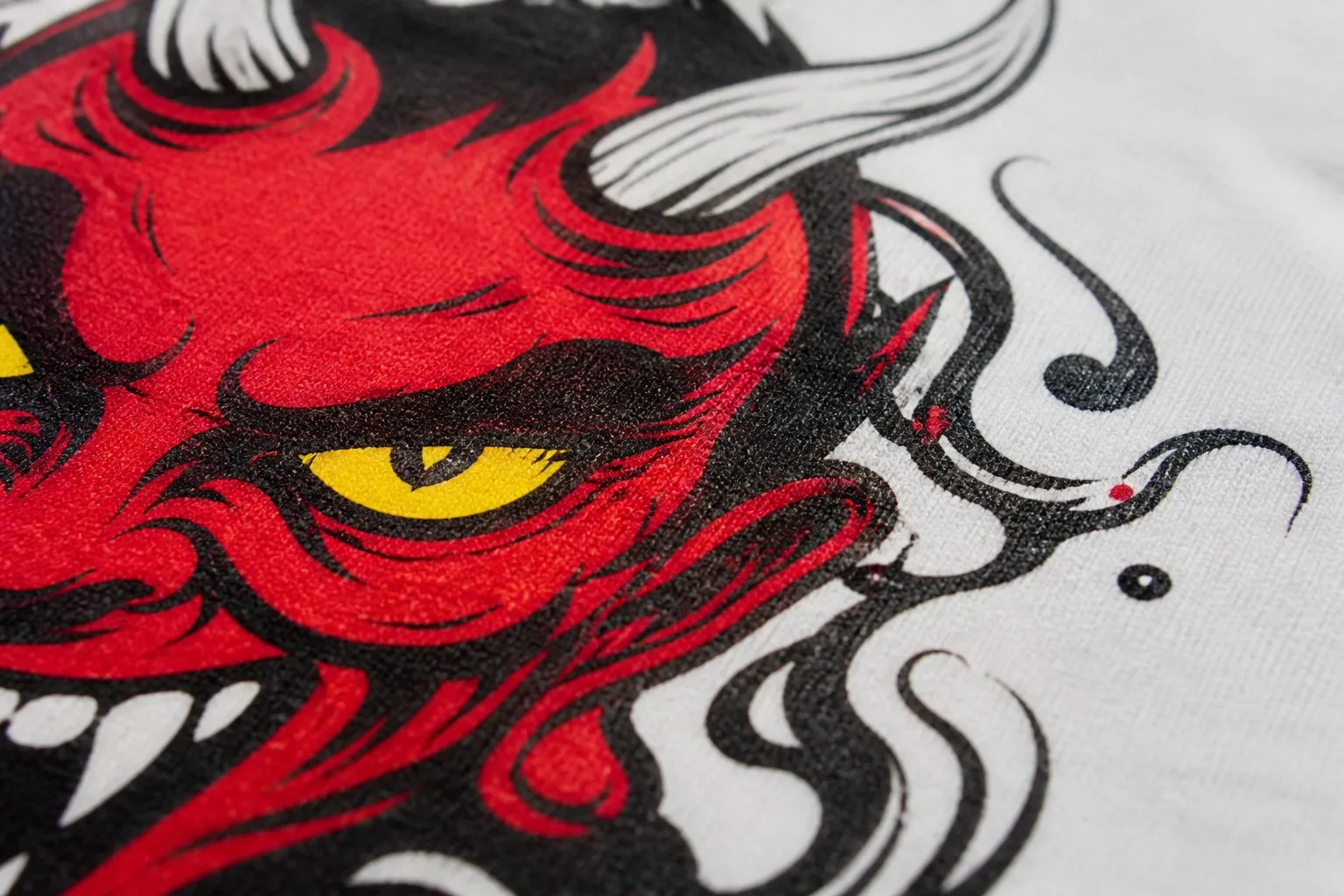 Custom screen printed t-shirt bold graphic