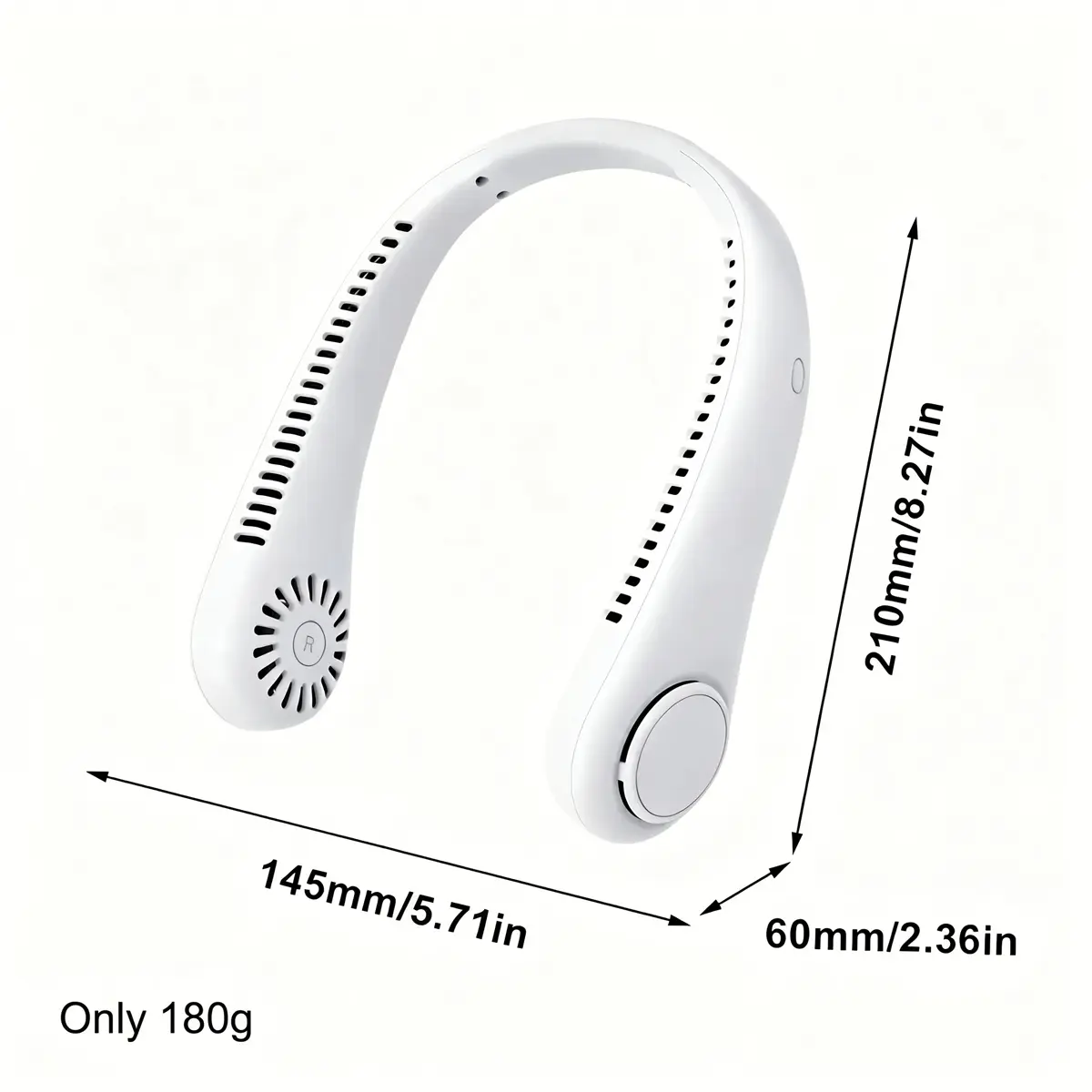 Neck Fan Dimension Guide