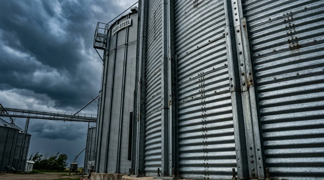 High-Strength Steel Grain Silo Engineered for Extreme Environments
