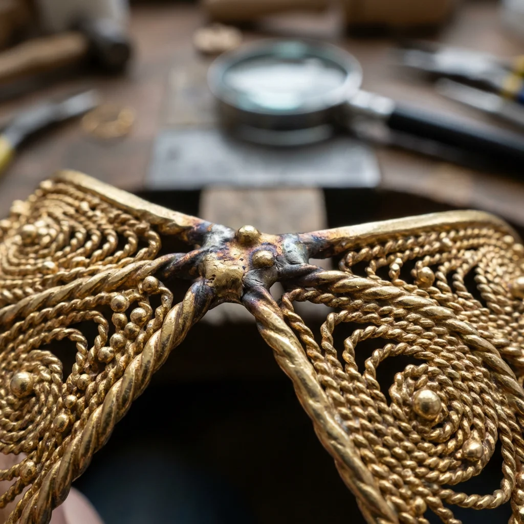 Modern Filigree Inlay Jewelry