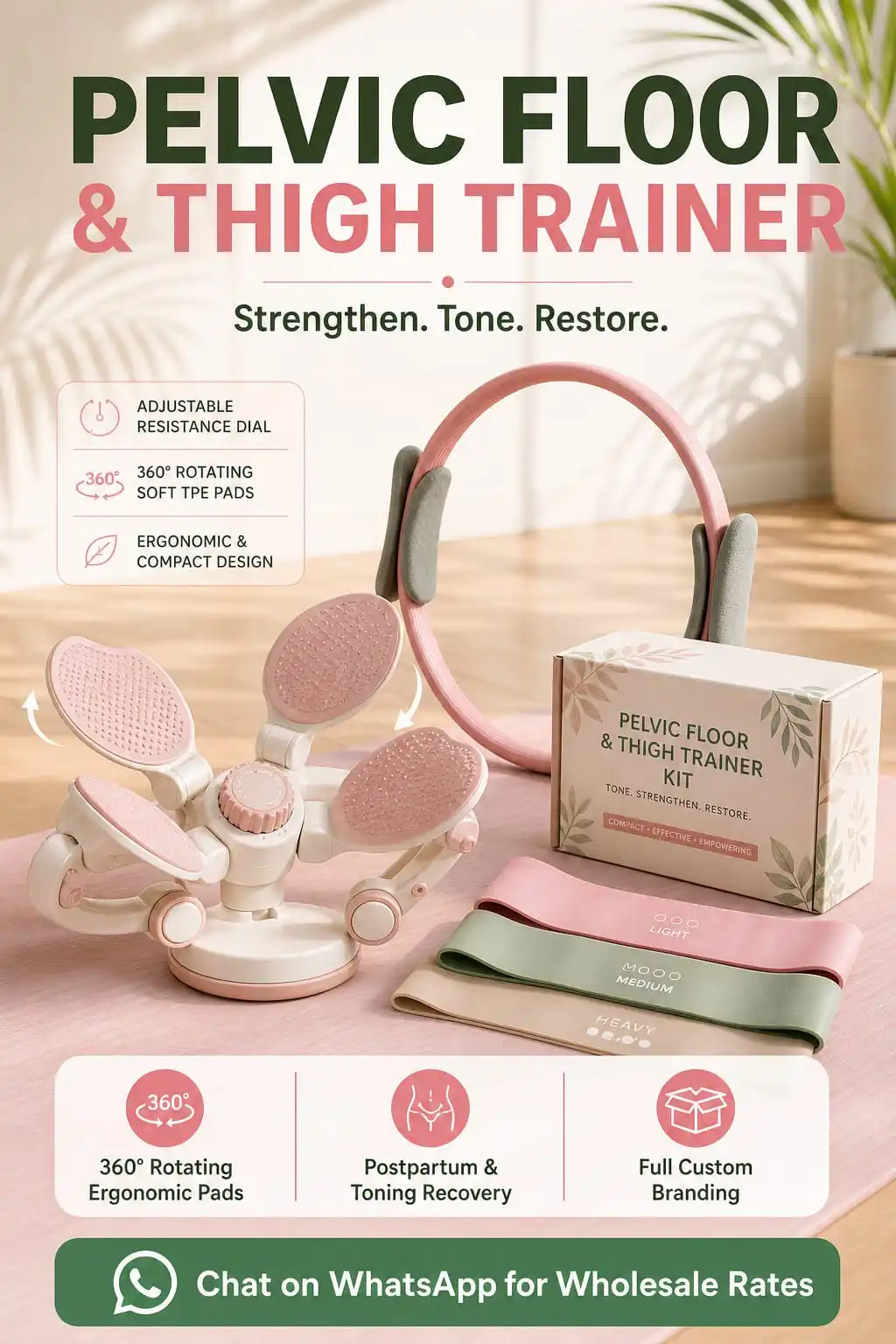 360° Pelvic Floor & Inner Thigh Toner Kit