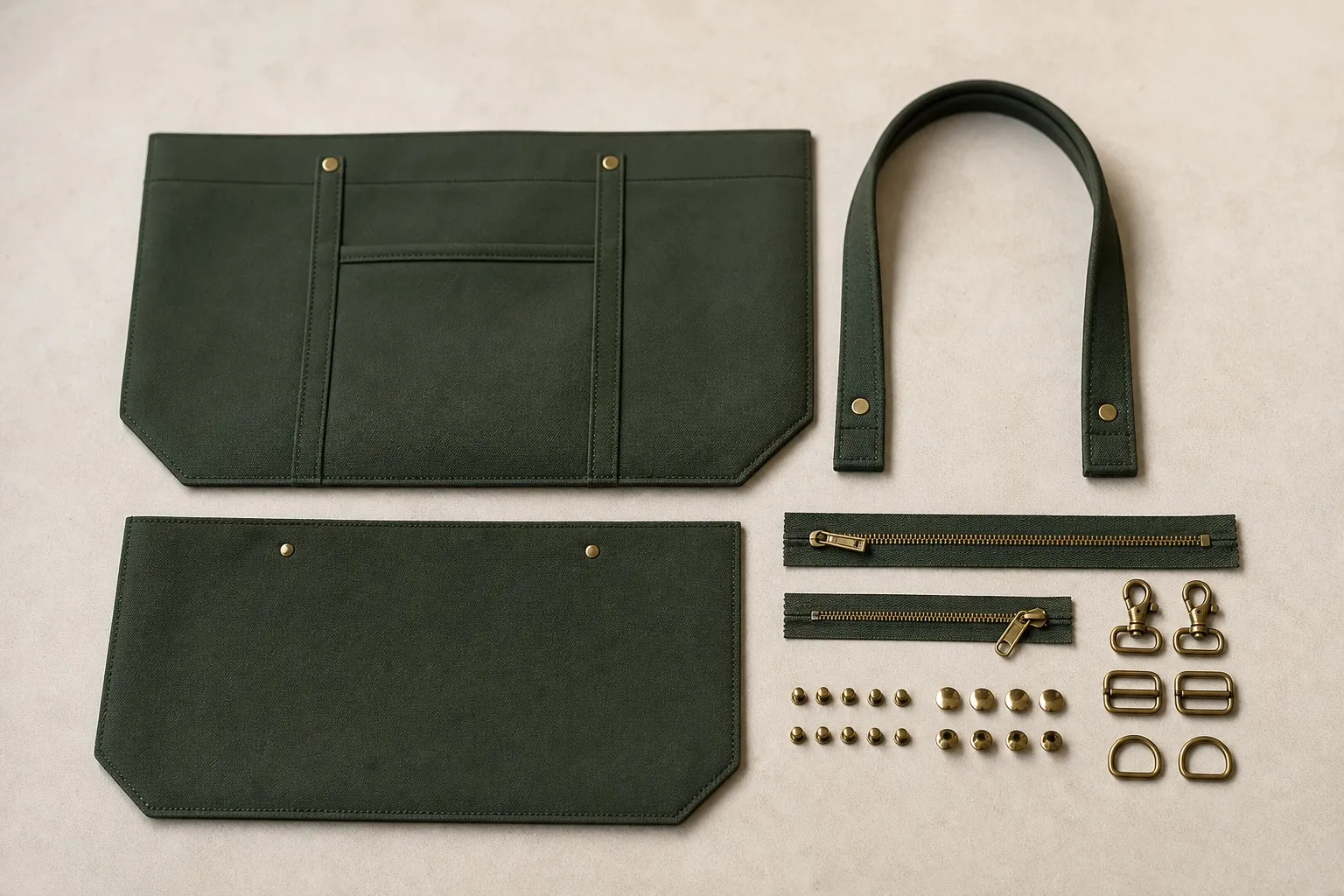 Assembly and finishing of panels with custom hardware