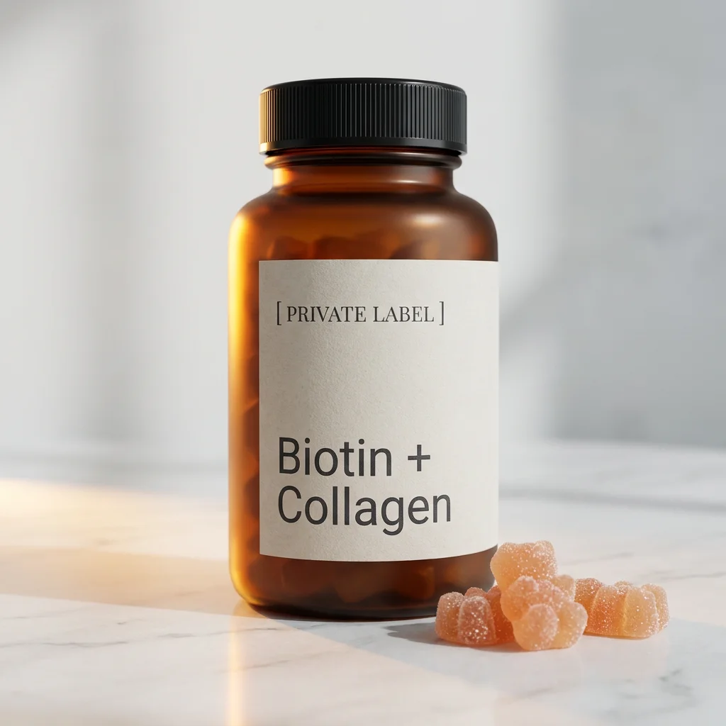 Biotin Gummy Premium Renders