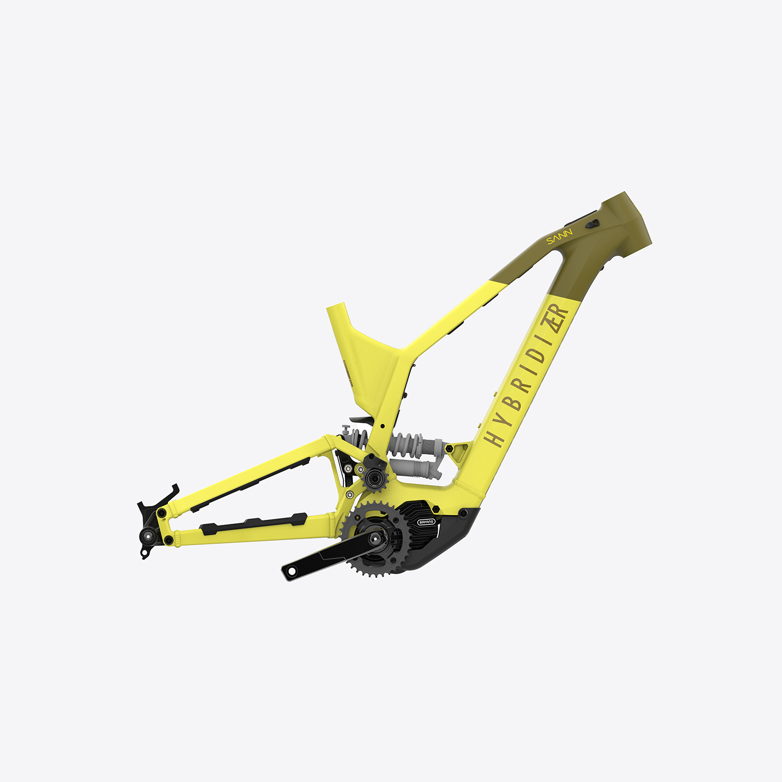 Hybridizer Sann Electric Bike Kits Bafang Mid Drive M510 Frameset Enduro MTBs 29-Inch Zoll Adult 500w Mountain Bikes Frame
