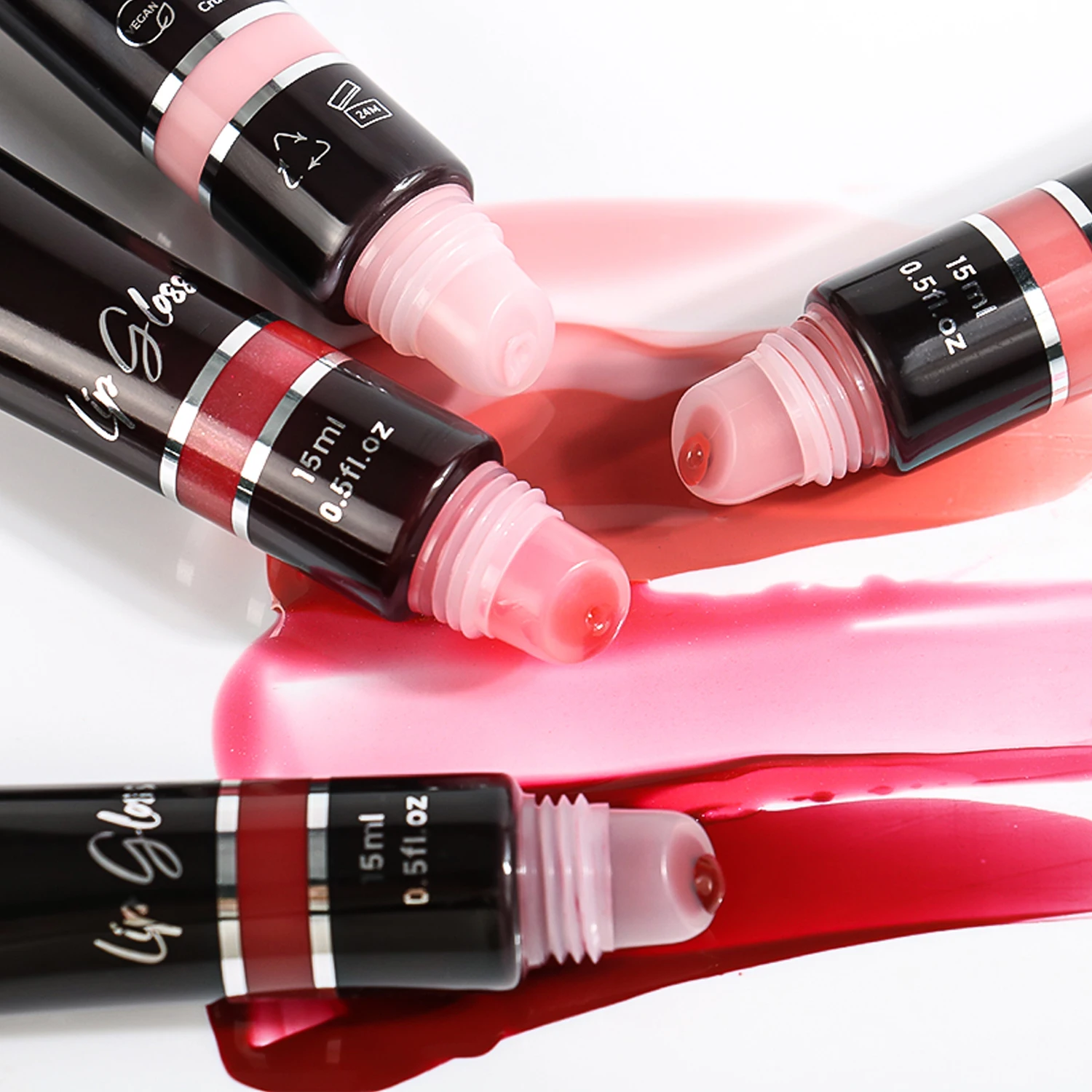 Hot Selling Cosmetics Lip Gloss Custom Logo Private Label Makeup Shiny Glossy Lipgloss OEM Service