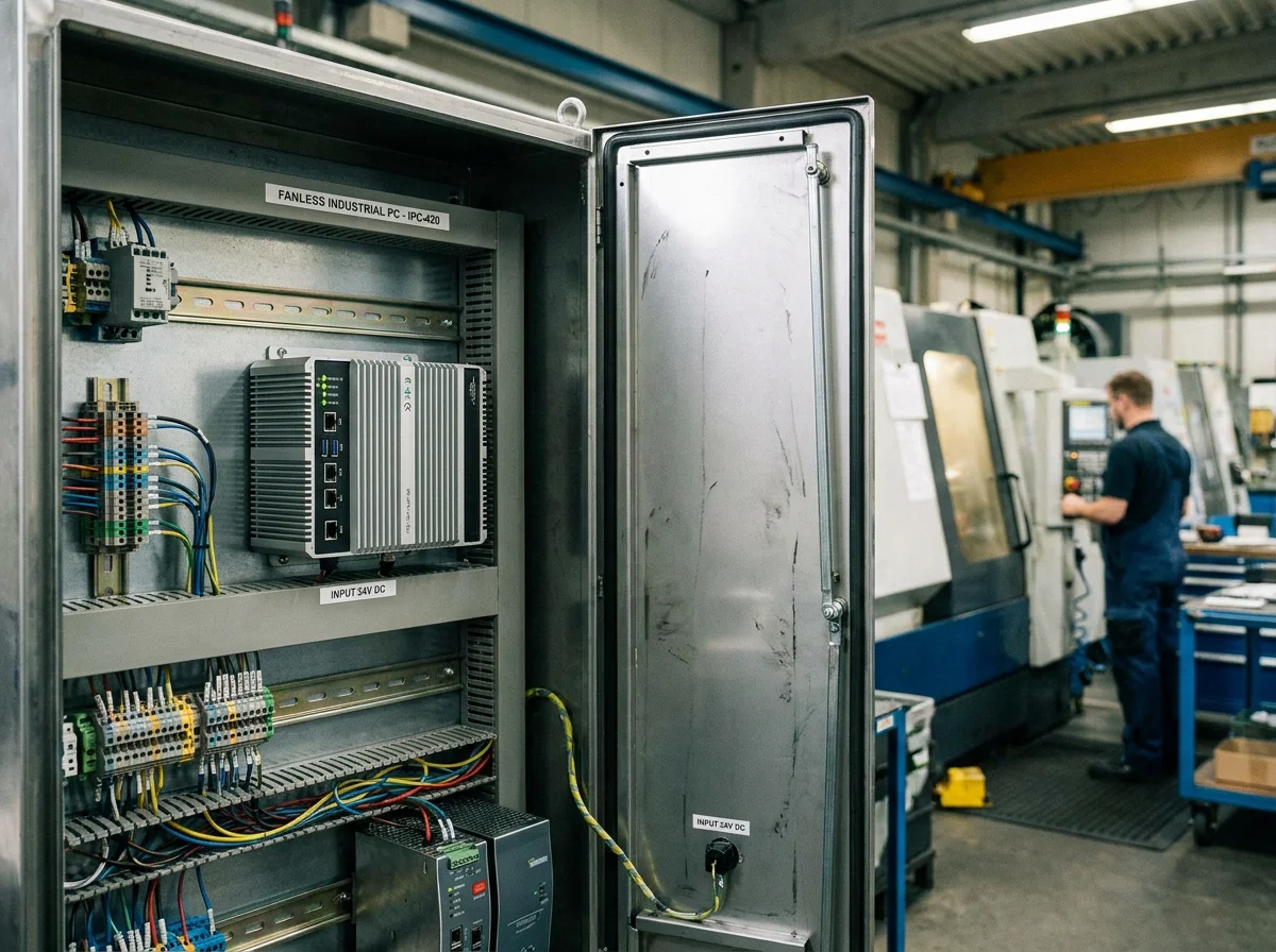 金属控制柜内的嵌入式工控机