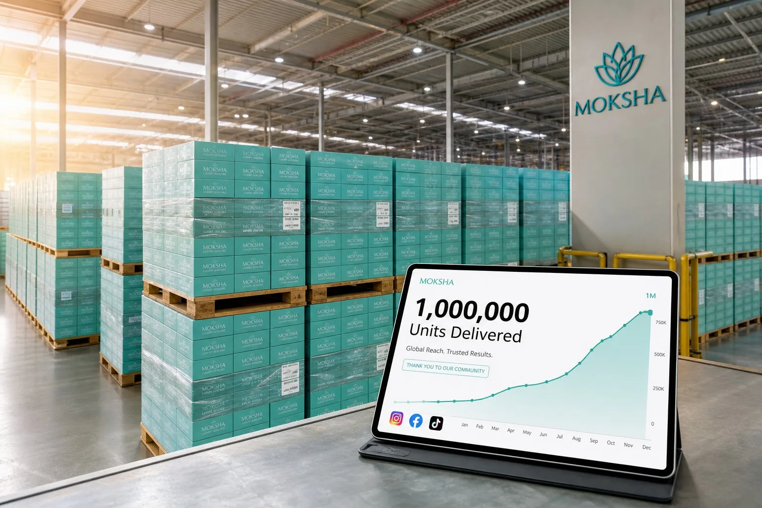 Private Label Skincare Case Study: Helping a brand scale to 1 million units