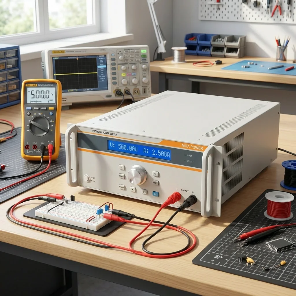 HV-DC in laboratory environment
