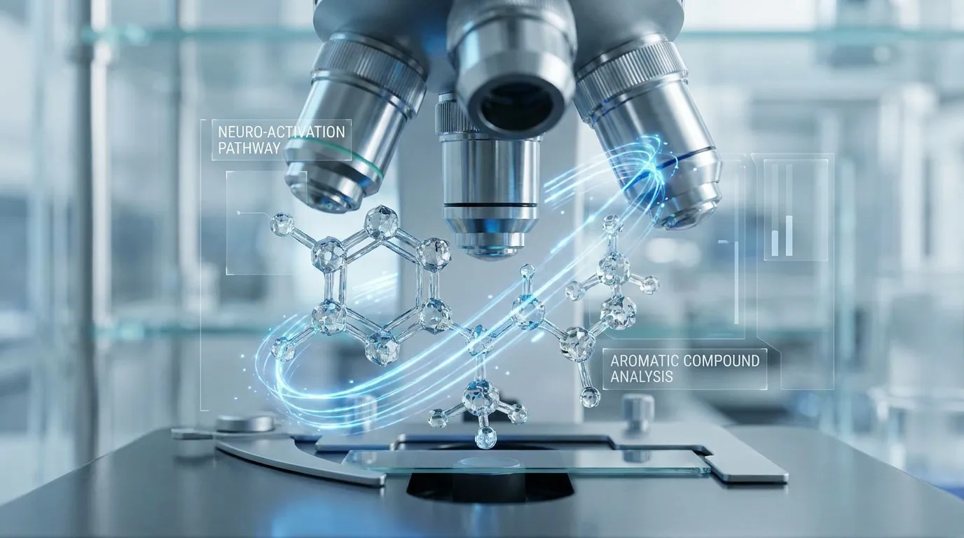 Microscopic analysis of high-tech synthetic aromatic molecules for neuro-activation