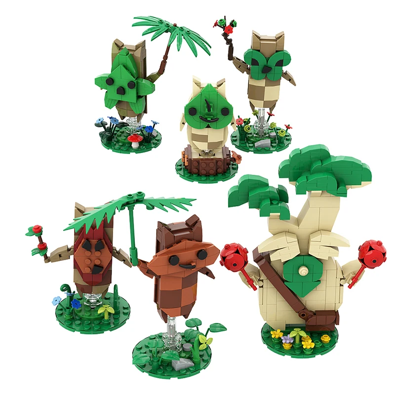 

GoldMoc Tan Korok Puzzle Building Blocks Toys Korok Educational Building Blocks Toys