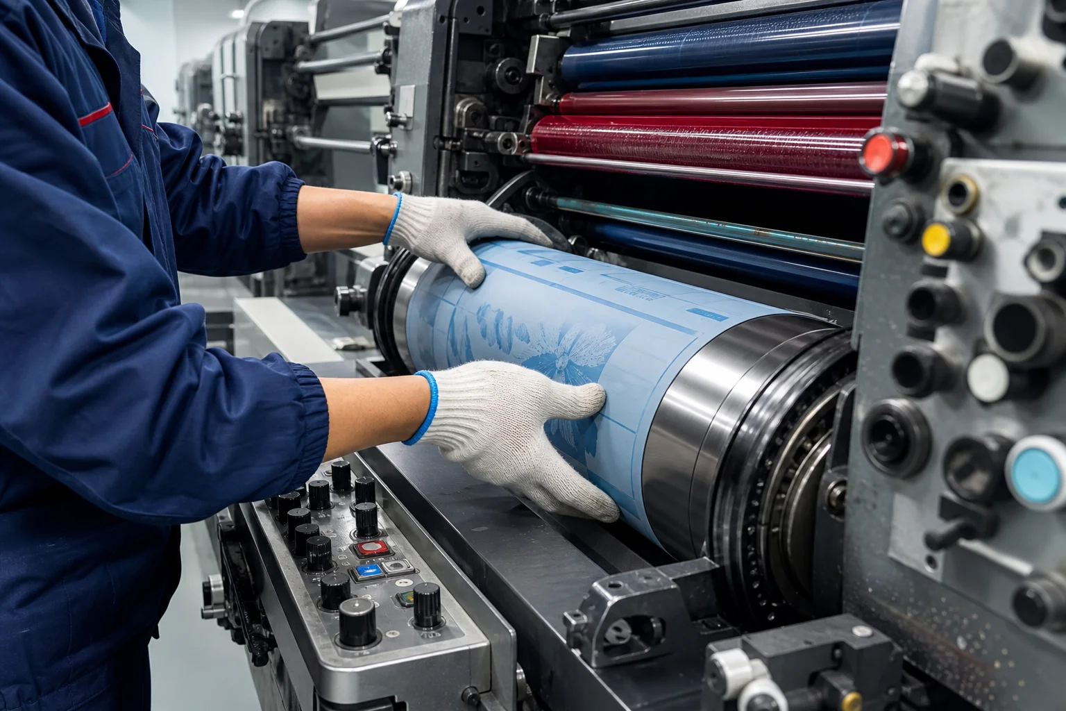 Printing plate setup on offset press - fixed setup cost in book printing