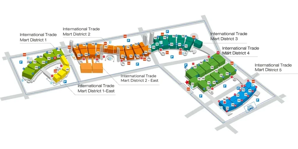 Yiwu Market District Layout