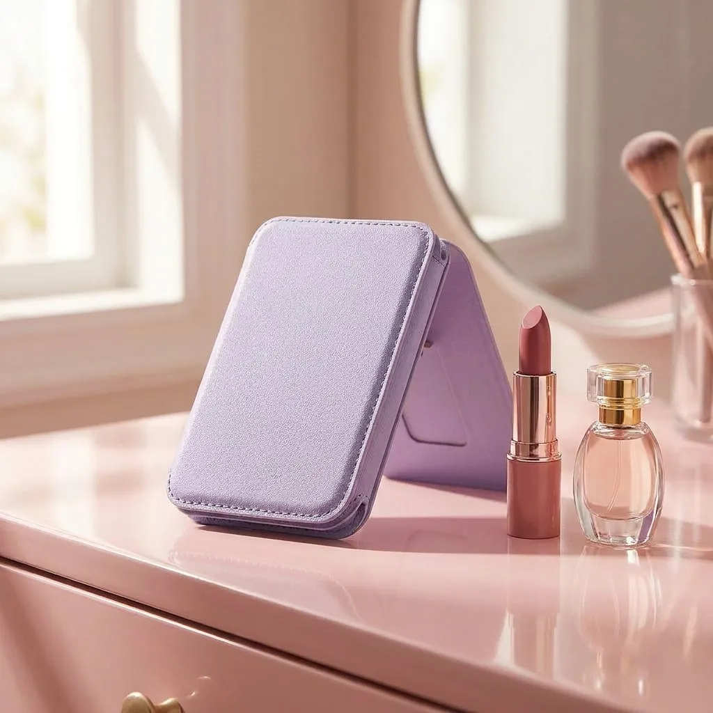Card Holder and Mirror in One