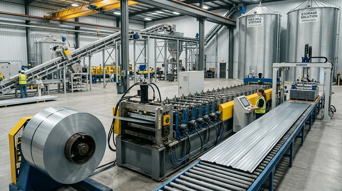 Advanced Grain Silo Machine for Feed Mill Infrastructure Production