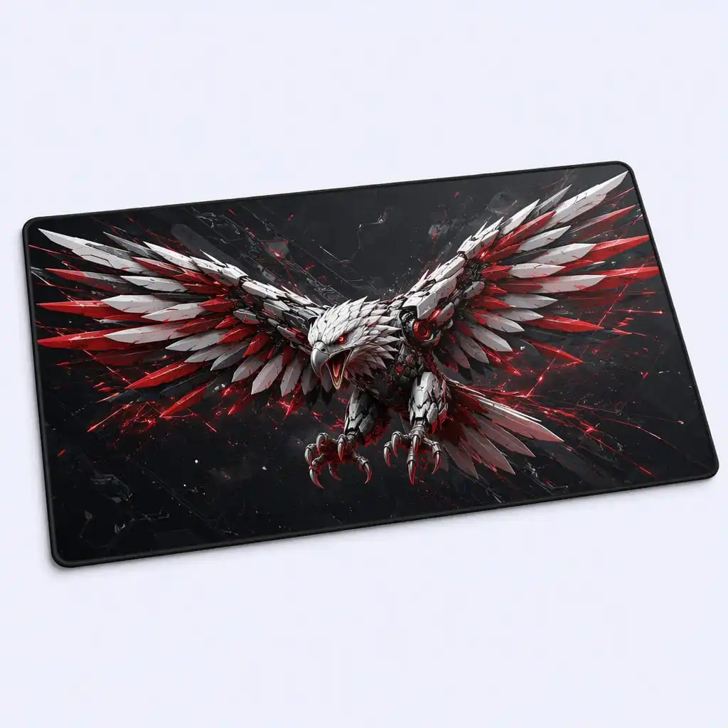 Cyber War Eagle Design Desk Mat