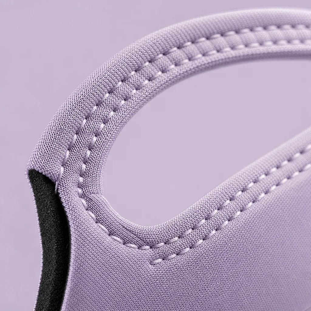 Reinforced Handle Edge Binding and Double Stitching